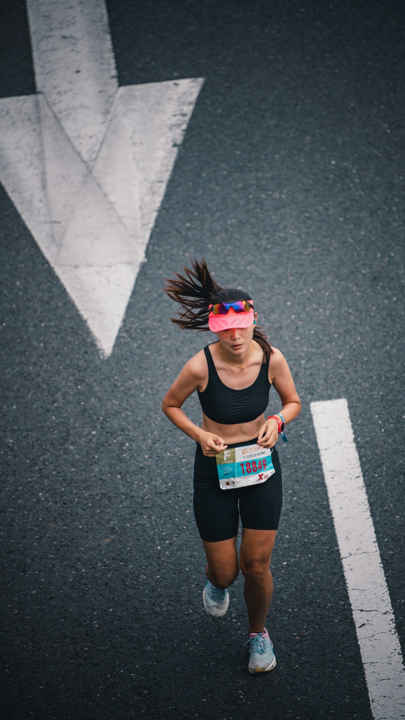 high functioning anxiety woman running
